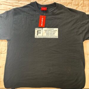 Full Send Warning Label Shirt By Nelk Boys